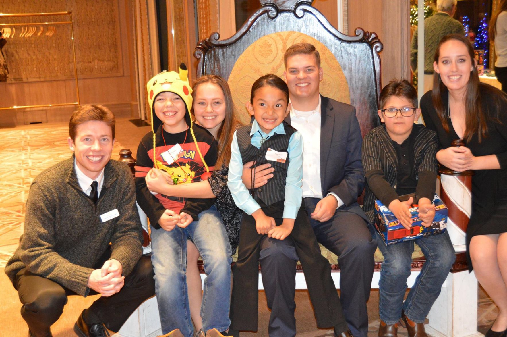 Big Brothers and Big Sisters holiday event